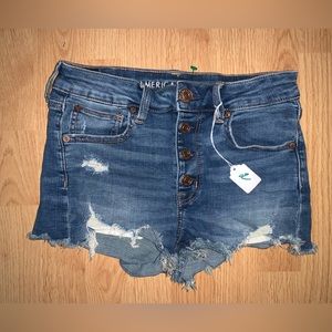 American Eagle button fly shorts